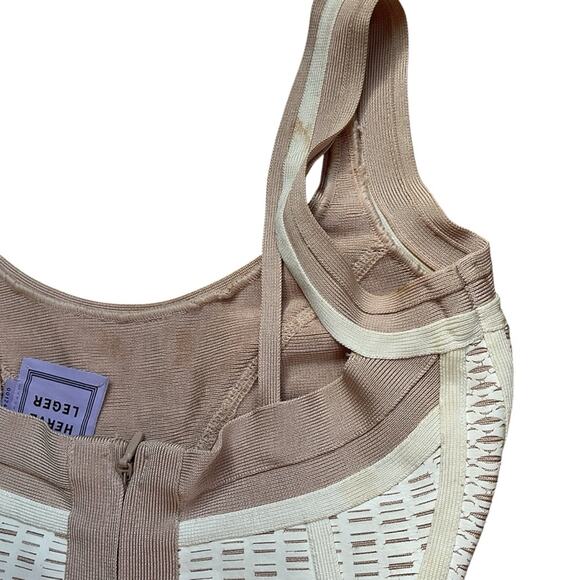Herve Leger bandage top adobe comb XS - Picture 3 of 7